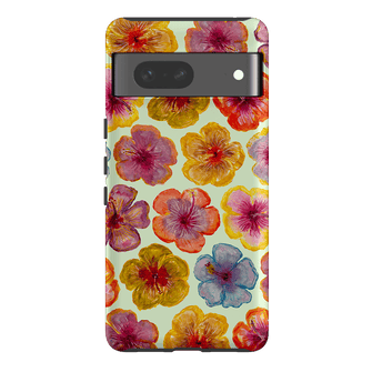 Hibiscus Holiday Sorbet Printed Phone Cases Google Pixel 7 / Armoured by BG. Studio - The Dairy