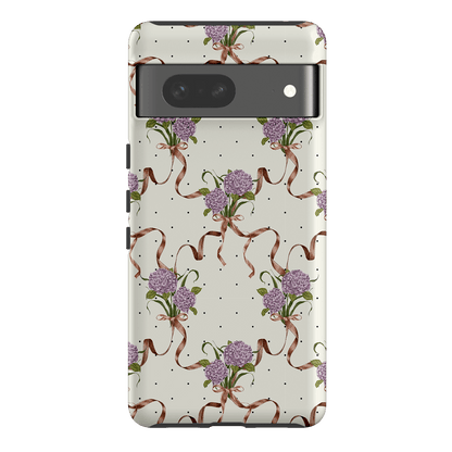 Hydrangea Ribbon Printed Phone Cases Google Pixel 7 / Armoured by Veronica Tucker - The Dairy