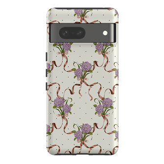 Hydrangea Ribbon Printed Phone Cases Google Pixel 7 / Armoured by Veronica Tucker - The Dairy