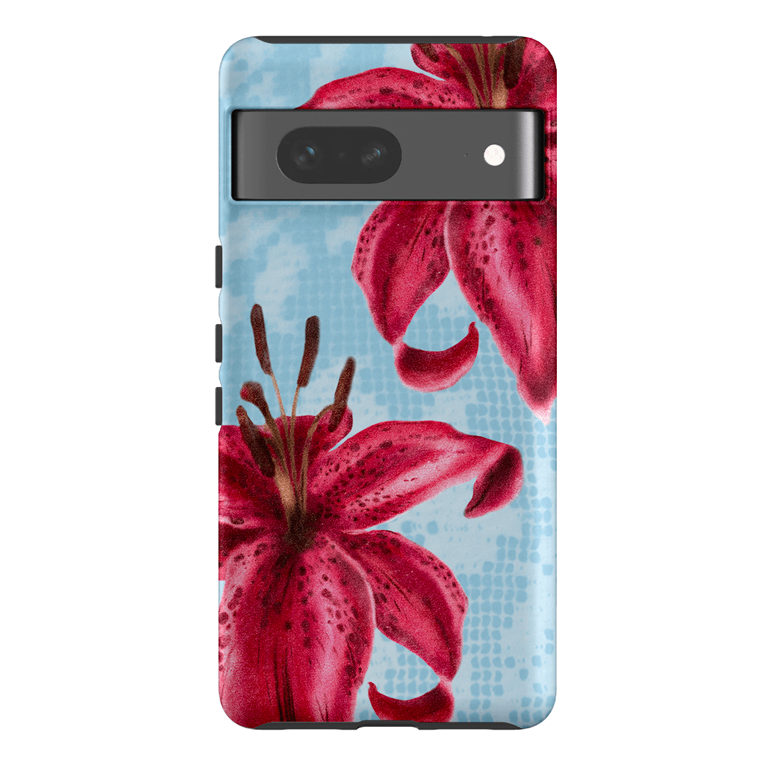 Lillies Printed Phone Cases Google Pixel 7 / Armoured by Sally Hungerford - The Dairy