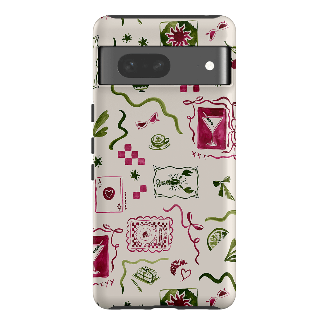 Martini Gal Printed Phone Cases Google Pixel 7 / Armoured by Charlie Taylor - The Dairy