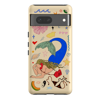 Mermaid Salad Cream Printed Phone Cases Google Pixel 7 / Armoured by Easty Beasty - The Dairy