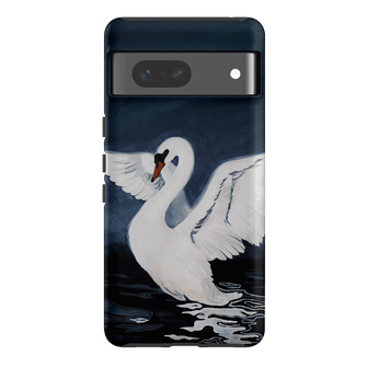 Midnight Swan Printed Phone Cases Google Pixel 7 / Armoured by Lisa Hu - The Dairy