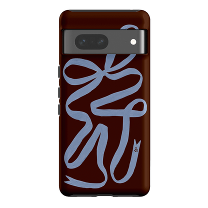 Mocha Ribbon Printed Phone Cases Google Pixel 7 / Armoured by Jasmine Dowling - The Dairy