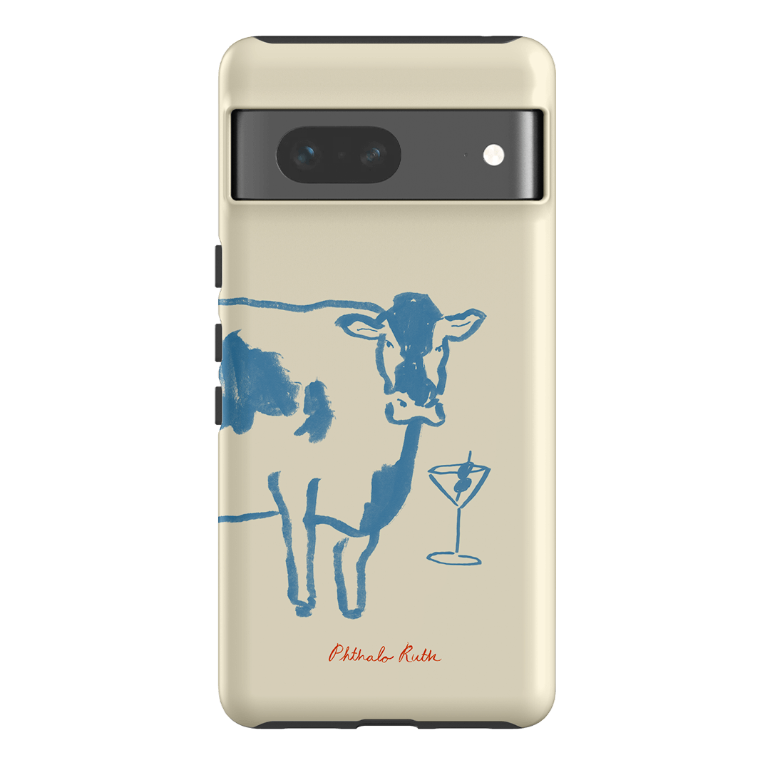 Mootini Blue Printed Phone Cases by Phthalo Ruth - The Dairy