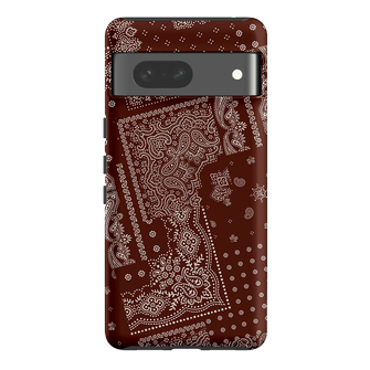 Paisley Cinnamon Printed Phone Cases Google Pixel 7 / Armoured by The Dairy - The Dairy