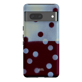 Plum Polka Dot Printed Phone Cases Google Pixel 7 / Armoured by Jasmine Dowling - The Dairy