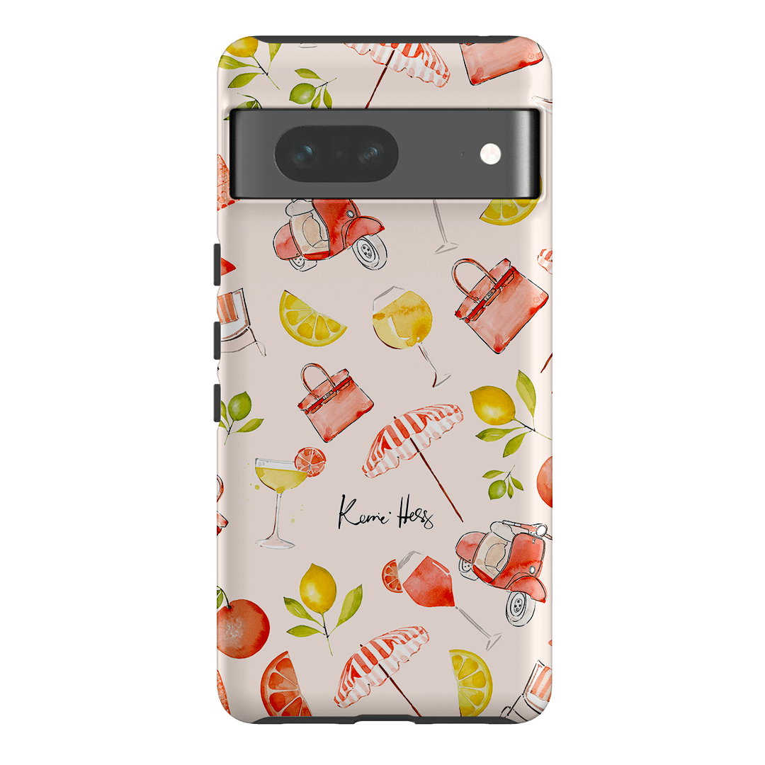 Positano Printed Phone Cases Google Pixel 7 / Armoured by Kerrie Hess - The Dairy