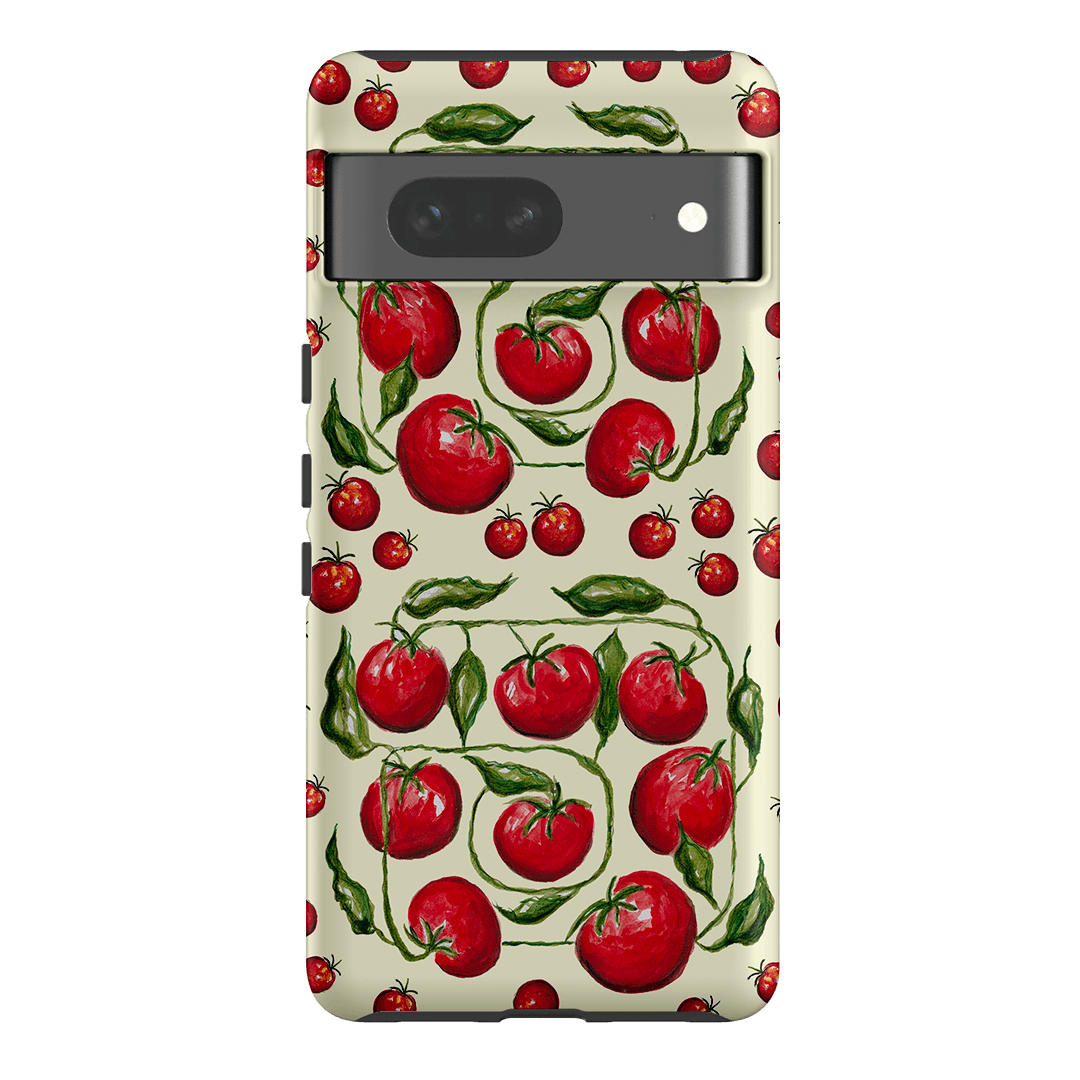 Red Tomatoes Printed Phone Cases Google Pixel 7 / Armoured by BG. Studio - The Dairy