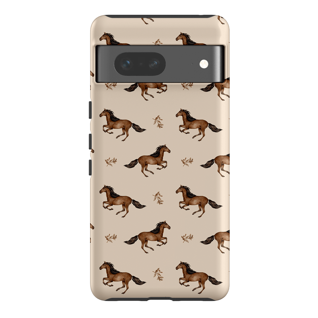 Running Horse Printed Phone Cases Google Pixel 7 / Armoured by Kasiags Art - The Dairy
