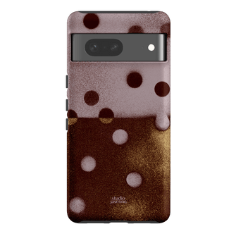 Rust Polka Dot Printed Phone Cases Google Pixel 7 / Armoured by Jasmine Dowling - The Dairy