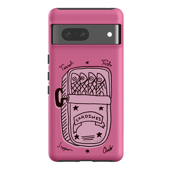 Sardine Social Pink Printed Phone Cases Google Pixel 7 / Armoured by The Dairy - The Dairy