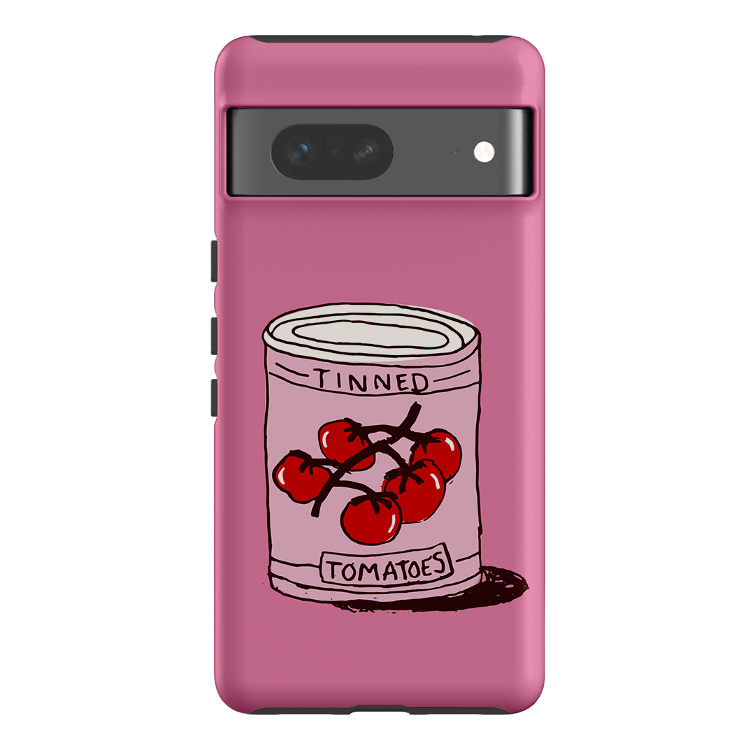 Saucy Pink Printed Phone Cases Google Pixel 7 / Armoured by The Dairy - The Dairy