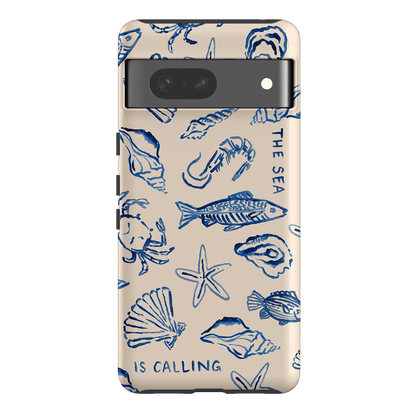 Sea Call Printed Phone Cases Google Pixel 7 / Armoured by Cass Deller - The Dairy