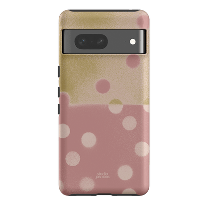 Strawberry Polka Dot Printed Phone Cases Google Pixel 7 / Armoured by Jasmine Dowling - The Dairy