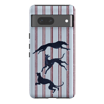 Stripey Hounds Printed Phone Cases Google Pixel 7 / Armoured by Lisa Hu - The Dairy