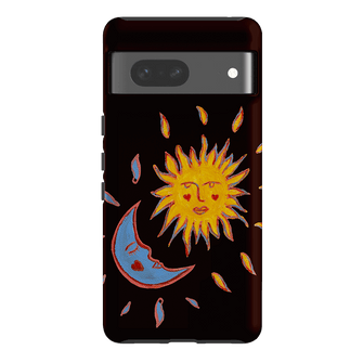 Sun & Moon Plum Printed Phone Cases Google Pixel 7 / Armoured by BG. Studio - The Dairy