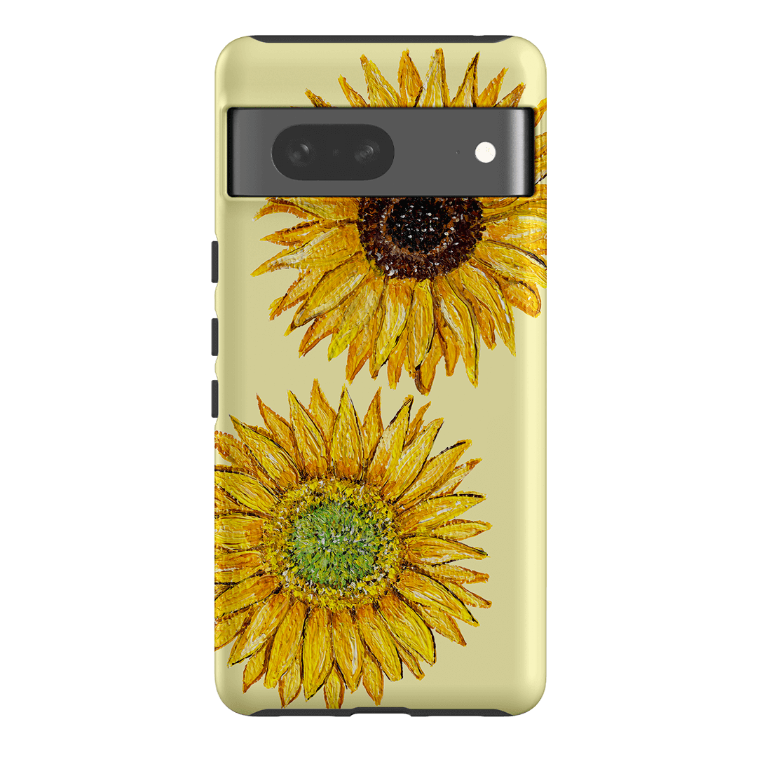 Sunflower Yellow Printed Phone Cases Google Pixel 7 / Armoured by BG. Studio - The Dairy