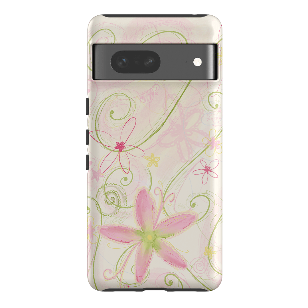 Swirl Pink Printed Phone Cases Google Pixel 7 / Armoured by Kayla Carr - The Dairy