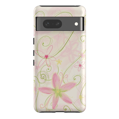 Swirl Pink Printed Phone Cases Google Pixel 7 / Armoured by Kayla Carr - The Dairy