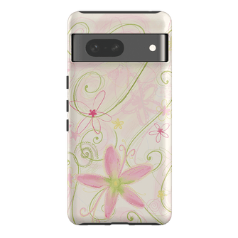 Swirl Pink Printed Phone Cases Google Pixel 7 / Armoured by Kayla Carr - The Dairy
