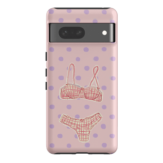 Vintage Gingham Printed Phone Cases Google Pixel 7 / Armoured by Kayla Carr - The Dairy