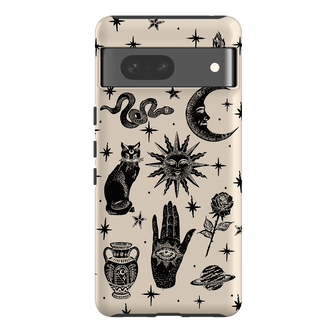 Astro Flash Beige Printed Phone Cases Google Pixel 7 / Armoured by Veronica Tucker - The Dairy