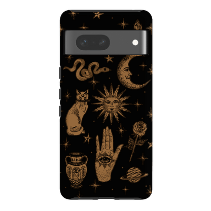 Astro Flash Noir Printed Phone Cases Google Pixel 7 / Armoured by Veronica Tucker - The Dairy