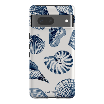 Blue Shells Printed Phone Cases Google Pixel 7 / Armoured by Cass Deller - The Dairy