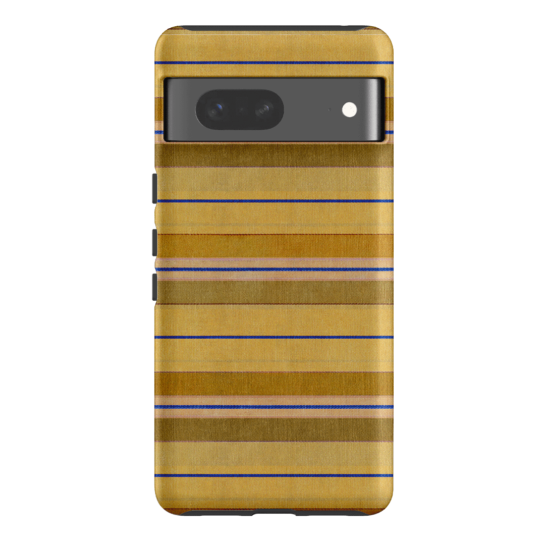 Golden Stripe Printed Phone Cases Google Pixel 7 / Armoured by Fenton & Fenton - The Dairy