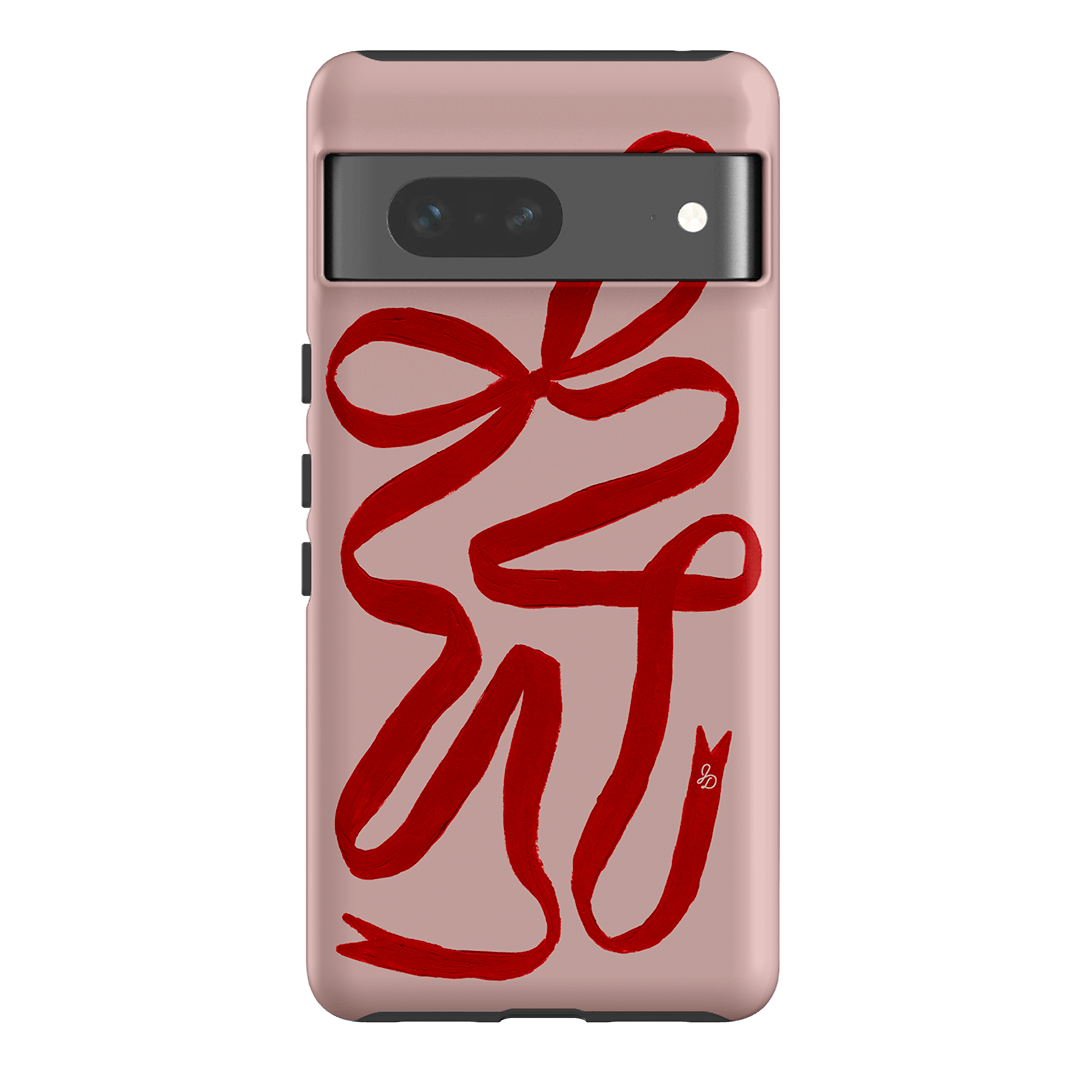 Valentine Ribbon Printed Phone Cases Google Pixel 7 / Armoured by Jasmine Dowling - The Dairy