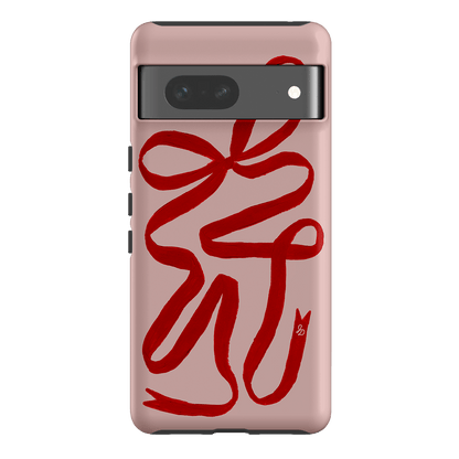 Valentine Ribbon Printed Phone Cases Google Pixel 7 / Armoured by Jasmine Dowling - The Dairy