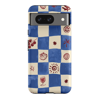 Afternoon Mezze Cornflower Printed Phone Cases Google Pixel 8 / Armoured by Charlie Taylor - The Dairy