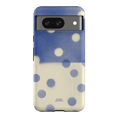 Bleu Polka Dot Printed Phone Cases Google Pixel 8 / Armoured by Jasmine Dowling - The Dairy