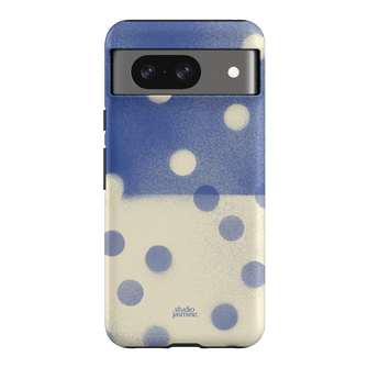 Bleu Polka Dot Printed Phone Cases Google Pixel 8 / Armoured by Jasmine Dowling - The Dairy