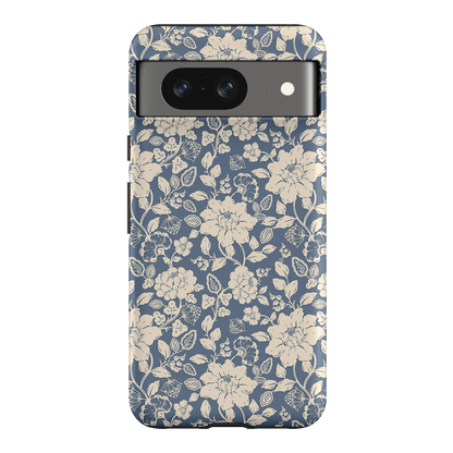 Blue Garden Printed Phone Cases Google Pixel 8 / Armoured by Kasiags Art - The Dairy