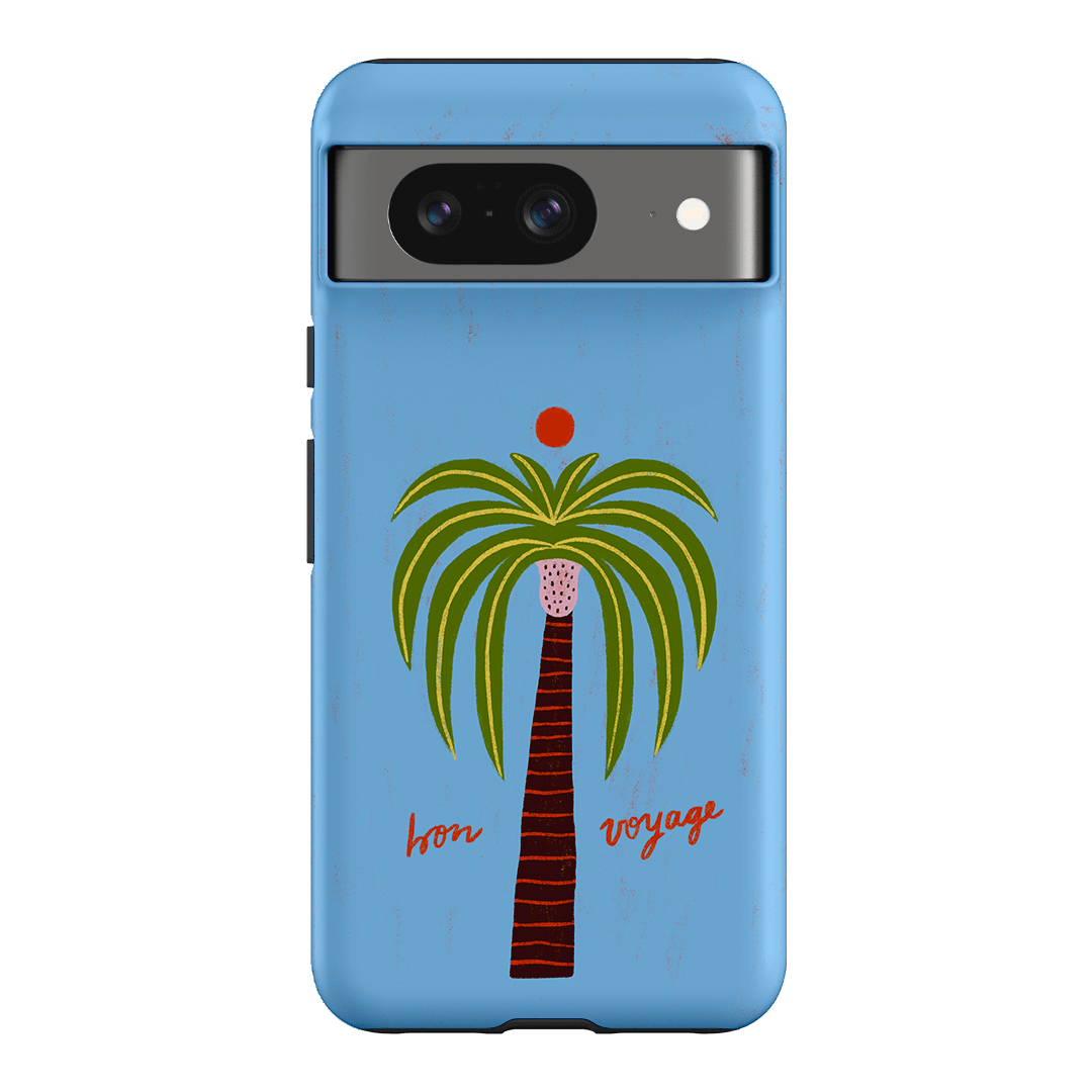 Bon Voyage Blue Printed Phone Cases Google Pixel 8 / Armoured by Marie Faurrite - The Dairy