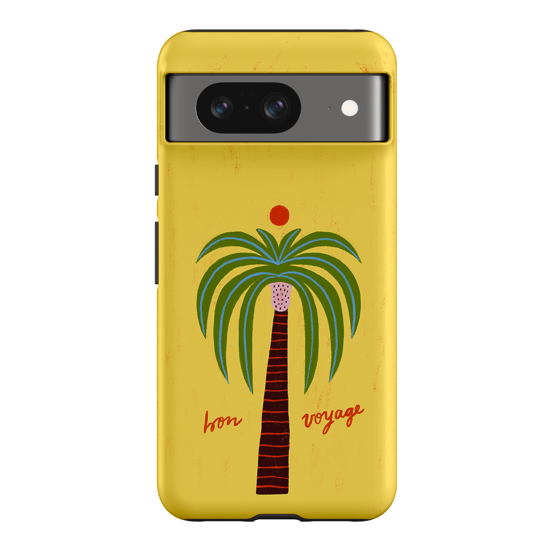 Bon Voyage Yellow Printed Phone Cases Google Pixel 8 / Armoured by Marie Faurrite - The Dairy