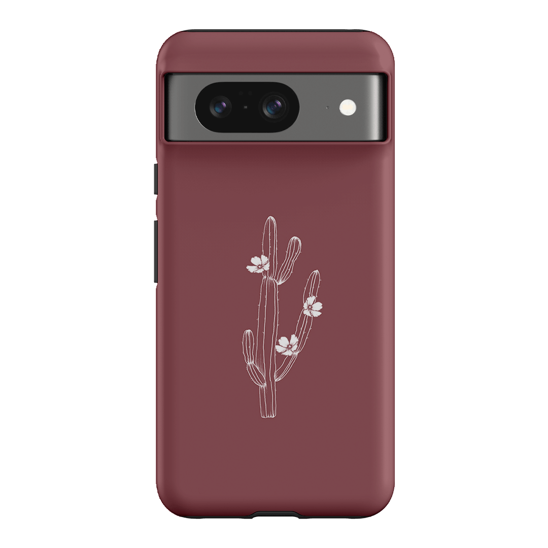 Cactus Flower Printed Phone Cases Google Pixel 8 / Armoured by Typoflora - The Dairy