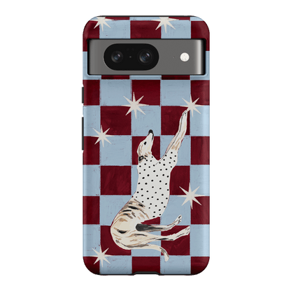Check Greyhound Blue Printed Phone Cases Google Pixel 8 / Armoured by Lisa Hu - The Dairy