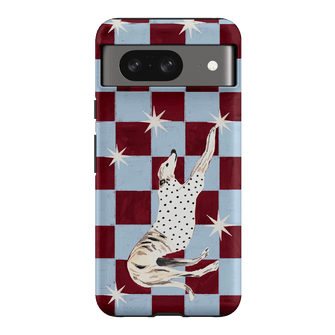 Check Greyhound Blue Printed Phone Cases Google Pixel 8 / Armoured by Lisa Hu - The Dairy