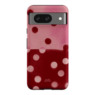 Cherry Polka Dot Printed Phone Cases Google Pixel 8 / Armoured by Jasmine Dowling - The Dairy