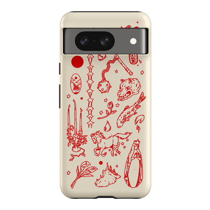 Dreamcore Cream Printed Phone Cases Google Pixel 8 / Armoured by Easty Beasty - The Dairy