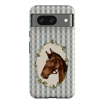 Gingham Horse Printed Phone Cases Google Pixel 8 / Armoured by Kasiags Art - The Dairy