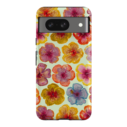 Hibiscus Holiday Sorbet Printed Phone Cases Google Pixel 8 / Armoured by BG. Studio - The Dairy