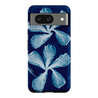 Hibiscus Cyanotype Printed Phone Cases Google Pixel 8 / Armoured by Sally Hungerford - The Dairy
