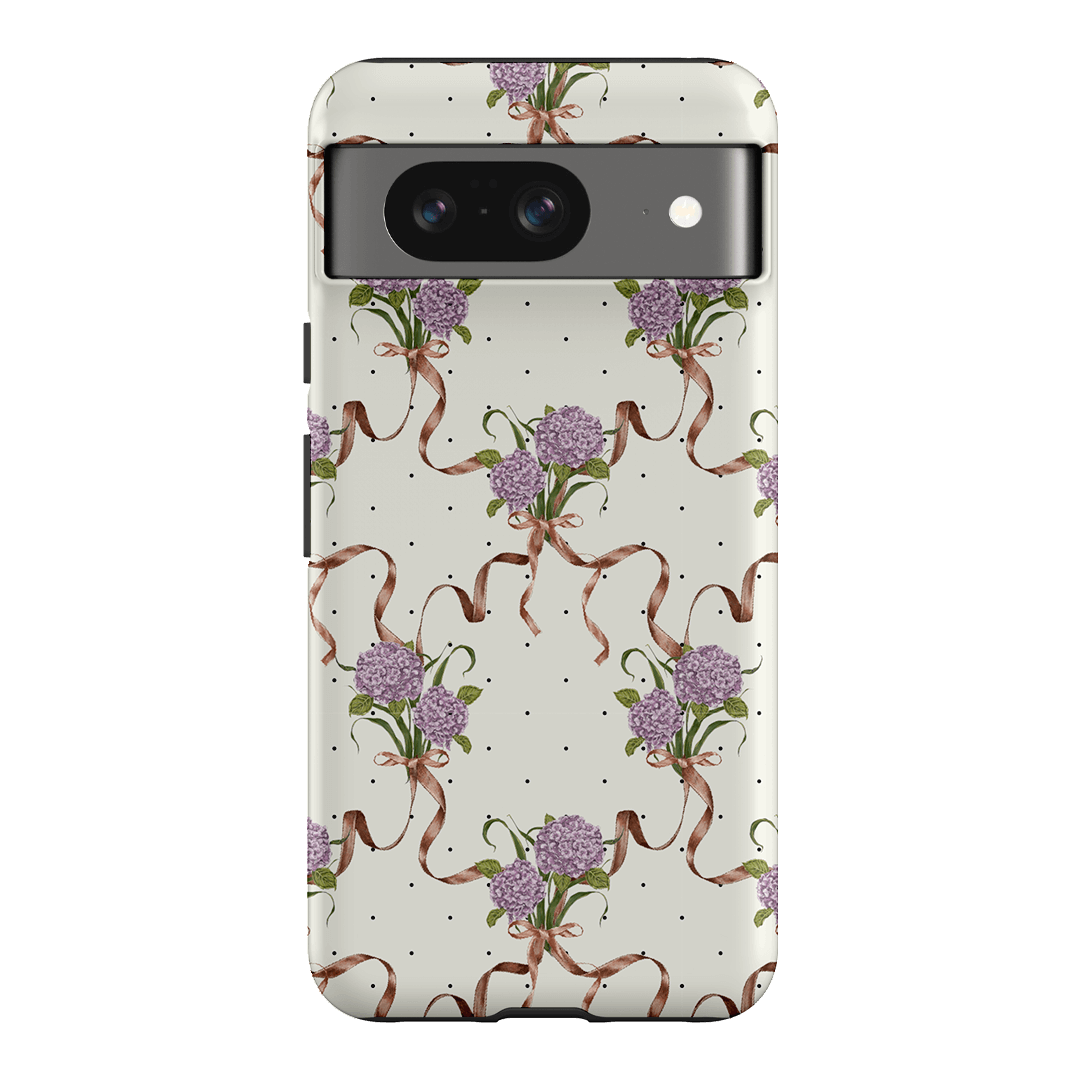 Hydrangea Ribbon Printed Phone Cases Google Pixel 8 / Armoured by Veronica Tucker - The Dairy