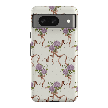 Hydrangea Ribbon Printed Phone Cases Google Pixel 8 / Armoured by Veronica Tucker - The Dairy