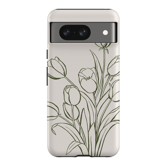 Inked Tulips Printed Phone Cases Google Pixel 8 / Armoured by Typoflora - The Dairy