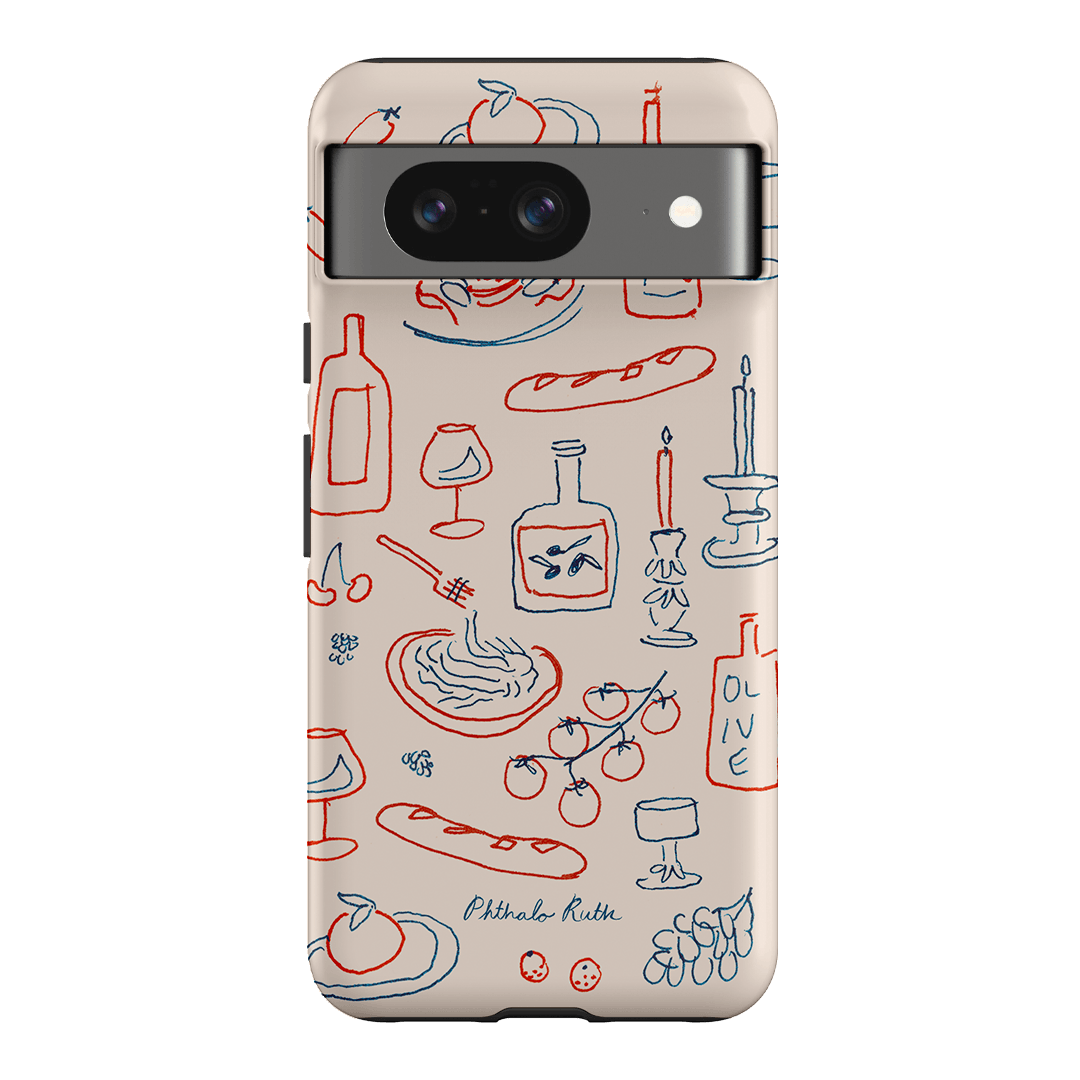 Italian Fare Printed Phone Cases Google Pixel 8 / Armoured by Phthalo Ruth - The Dairy